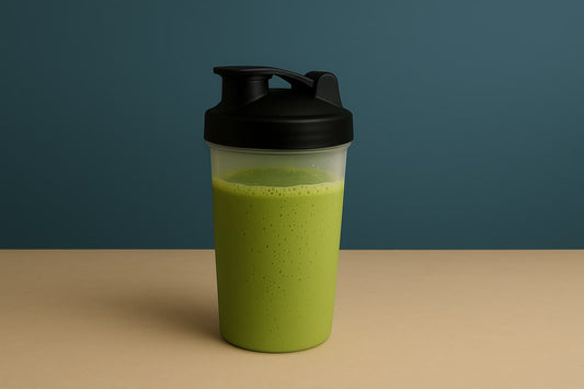 Matcha Proteinshake mit japanischem Grüntee – gesunder, veganer Proteinshake mit Superfood für Fitness und Muskelaufbau